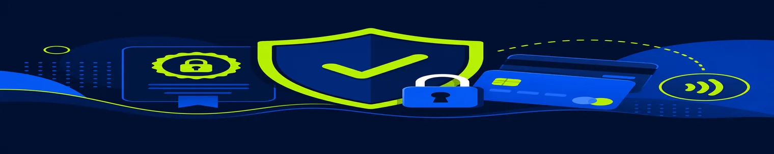 FairPari xavfsizlik banneri: SSL shifrlash, litsenziya va KYC himoyasi