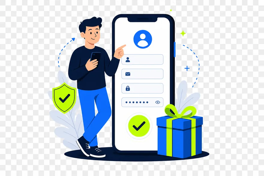 FairPari ro'yxatdan o'tish formasi — email, telefon, ijtimoiy tarmoq va UZS tanlovi